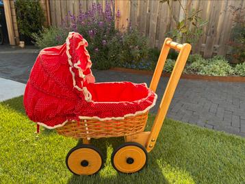 Pinolino Mona poppenwagen (riet/ rotan) beschikbaar voor biedingen