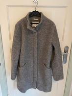 Beaumont grijze trench coat wol mt.40 z.g.an., Ophalen of Verzenden, Zo goed als nieuw, Maat 38/40 (M), Grijs