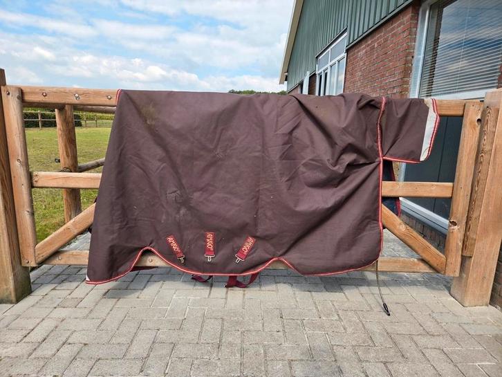 Horseware regendeken maat 6'6 met disc sluiting, Dieren en Toebehoren, Paarden en Pony's | Dekens en Dekjes, Zo goed als nieuw