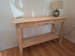 Grenen Console Tafel met Lade en Plank, Ophalen, Gebruikt, 100 tot 150 cm, Landelijk