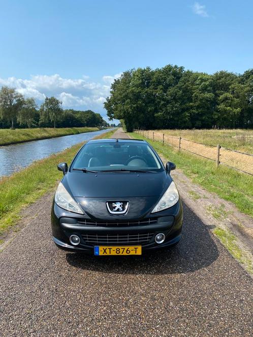 Peugeot 207 1.6 16V CC cabrio 88KW 2008 Zwart, Auto's, Peugeot, Particulier, Benzine, C, Cabriolet, Handgeschakeld, Geïmporteerd