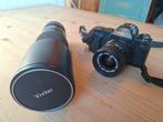 Canon T50 camera + Vivitar 400mm. lens, Ophalen of Verzenden, Zo goed als nieuw, Spiegelreflex, Canon