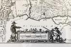 Landkaart Bergen-Alkmaar van 1664 van Blaeu., Boeken, Atlassen en Landkaarten, Voor 1800, Ophalen of Verzenden, Nederland, Landkaart