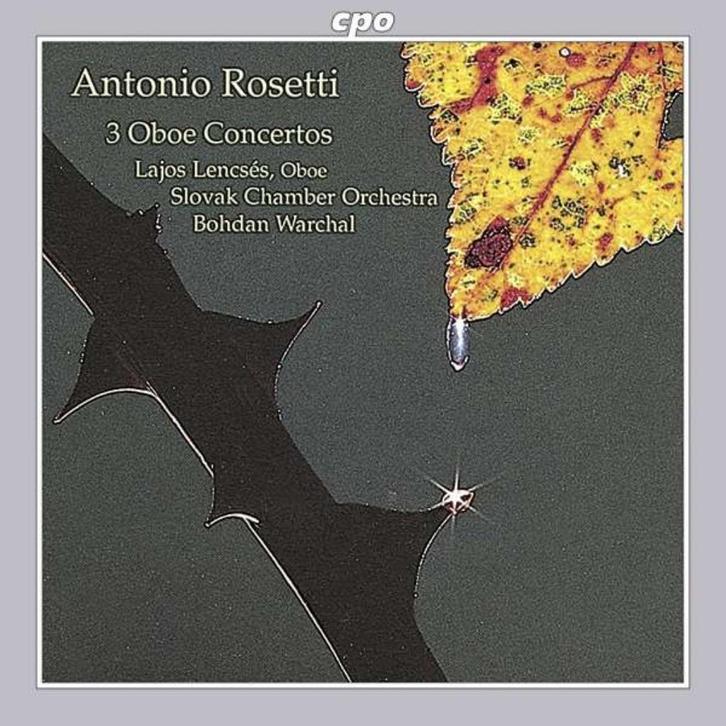 Rosetti 3 Hoboconcerten, Cd's en Dvd's, Cd's | Klassiek, Zo goed als nieuw, Orkest of Ballet, Classicisme, Ophalen of Verzenden