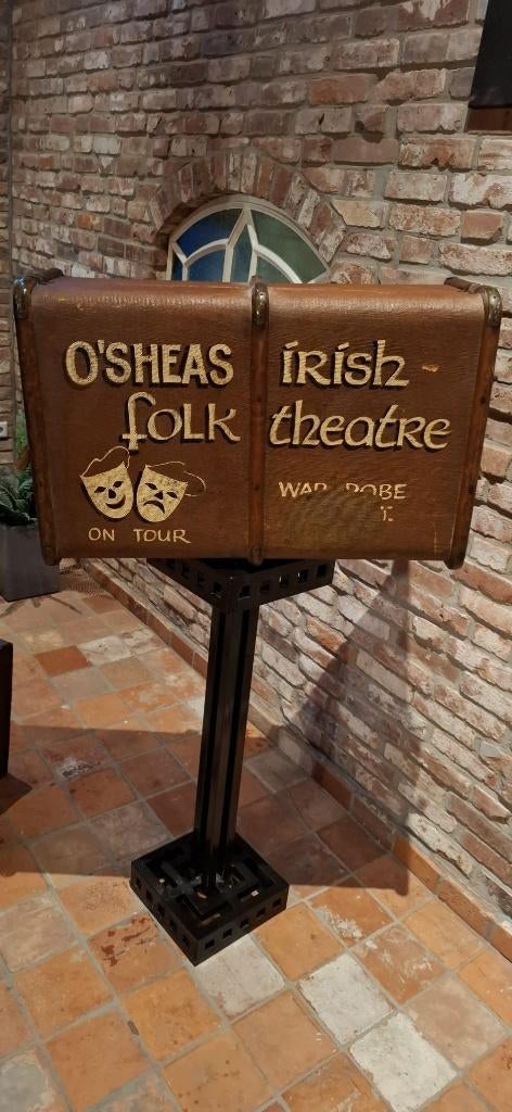 Traditionele Ierse vintage (reis)koffers en bookmakertas, Ophalen of Verzenden