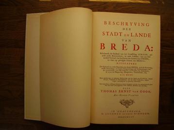 Beschrijving der Stadt en Lande van Breda beschikbaar voor biedingen