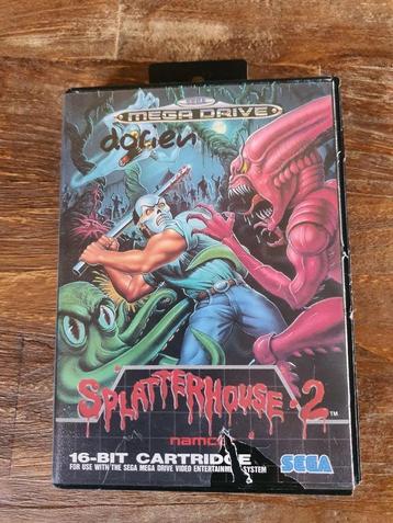 Splatterhouse 2 - Sega Mega Drive - PAL - compleet - ex-rent