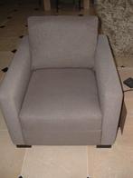 Gorinchem! Houston fauteuil lounge Premier bruin linnen, Huis en Inrichting, Fauteuils, Ophalen, Gebruikt, 75 tot 100 cm, 75 tot 100 cm