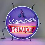 Vespa service neon licht reclame decoratie verlichting lamp, Ophalen, Nieuw, Reclamebord