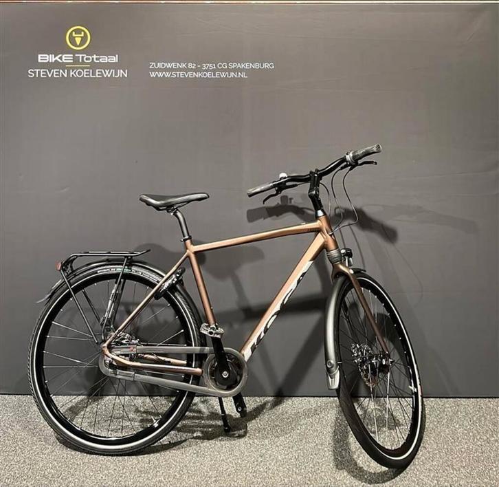 Koga F3 3.0 H54cm Frozen Brown Matt 8 versn. met Schijfrem, Fietsen en Brommers, Fietsen | Heren | Herenfietsen, Gebruikt, Overige merken
