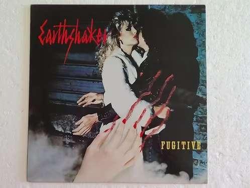 LP Earthshaker ‎- Fugitive RR 9858 Vinyl Elpee Heavy Metal, Cd's en Dvd's, Vinyl | Hardrock en Metal, Gebruikt, Ophalen of Verzenden
