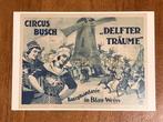 Circus Busch - Delfter Träume Affichekaart, Verzamelen, Ophalen of Verzenden, 1980 tot heden, Ongelopen, Zuid-Holland