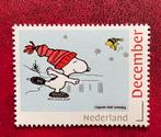 Persoonlijke december zegel ijspret met snoopy schaatsen, Postzegels en Munten, Postzegels | Nederland, Ophalen of Verzenden, Na 1940