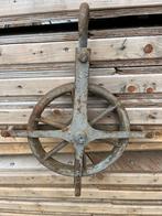 Vintage Touw en Blok / Verhuiswiel, Ophalen, Gebruikt, RV werkt, RV werkt@gmail.com