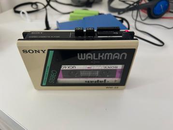 Sony Walkman WM-22 - Vintage Cassettespeler beschikbaar voor biedingen