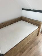Stoer jongensbed met logeerbed 200x90cm, Huis en Inrichting, Ophalen, 90 cm, Eenpersoons, Zo goed als nieuw