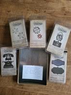 Tim Holtz/Sizzix, 5 snijmallen met tray, zo goed als nieuw, Ophalen of Verzenden, Zo goed als nieuw, Overige typen