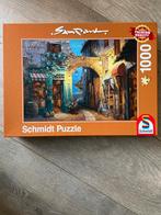 Schmidt legouzzel 1000 stukjes - laantje aan het comomeer, Ophalen of Verzenden, 500 t/m 1500 stukjes, Zo goed als nieuw, Legpuzzel