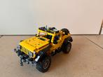 Gele Lego Technic Jeep Rubicon, Ophalen of Verzenden, Zo goed als nieuw, Complete set, Lego