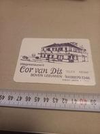 Wegrestaurant cor van dis boven leeuwen, Ophalen of Verzenden, Zo goed als nieuw