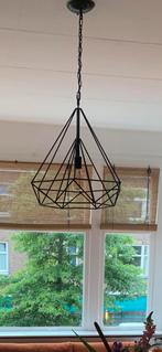 Diamant Hanglamp/Plafondlamp Zwart, Huis en Inrichting, Lampen | Hanglampen, Ophalen, Zo goed als nieuw, Metaal, Minder dan 50 cm