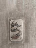 Zilver 1 oz. Rectangle Dragon 2023 , Ophalen of Verzenden, Zilver