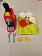 Plastic nespresso speelserviesje koffiezetapparaatje, Kinderen en Baby's, Ophalen of Verzenden, Zo goed als nieuw, Kunststof