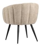 Breeze Chair Latte – Luxe Eetkamerstoelen – Pole to Pole, Huis en Inrichting, Stoelen, Overige kleuren, Verzenden, Japandi, Hotel Chique, Modern