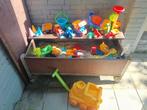 Zandbak met zand + veel speelgoed!, Kinderen en Baby's, Ophalen, Gebruikt
