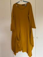 Kepourel okergele jurk maat 48, Kleding | Dames, Jurk, Zo goed als nieuw, Verzenden, Geel