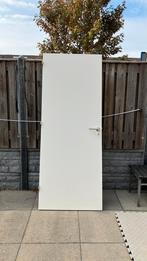 Witte stompe deur te koop €45, Doe-het-zelf en Verbouw, Deuren en Horren, Ophalen, Gebruikt, 80 tot 100 cm, Binnendeur