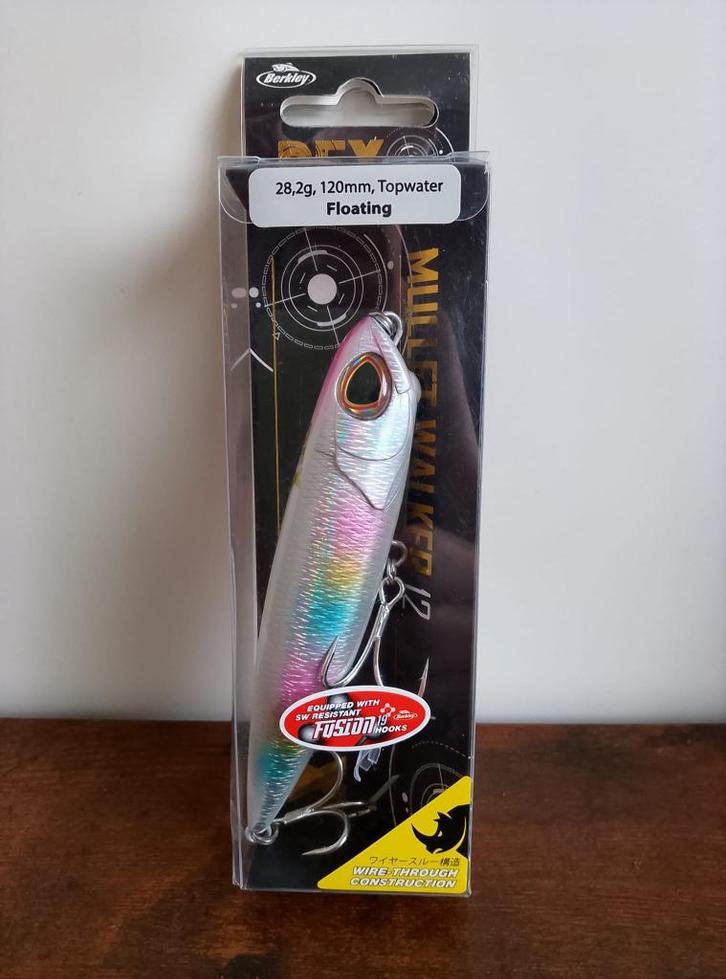 Berkley DEX Mullet Walker - Cotton Candy, Watersport en Boten, Hengelsport | Roofvissen, Nieuw, Overige typen, Ophalen of Verzenden