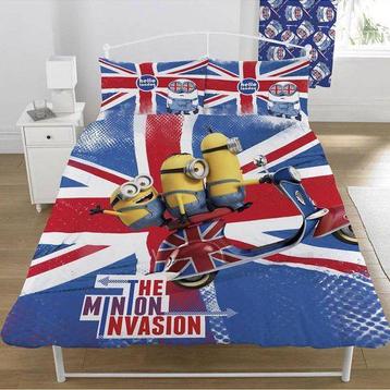 2x 2 persoons dekbedovertrekken Minions 200x200 beschikbaar voor biedingen