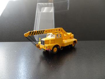 576 brekina ifa ? kraan wagen 1:87 truck trein geel beschikbaar voor biedingen