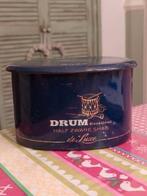 Vintage DE  drum halfzware shag de luxe blikje, Ophalen of Verzenden