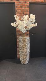 Schelpen vaas 100cm met bloesem, Ophalen, Zo goed als nieuw