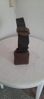 Grote oude (Oosterijkse) koebel koeienbel met riem, Ophalen of Verzenden