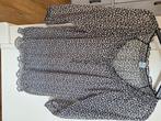 Blouse driekwart mouw maat 44 van M&S mode zwart met wit, Zwart, Maat 42/44 (L), Ophalen of Verzenden, Zo goed als nieuw