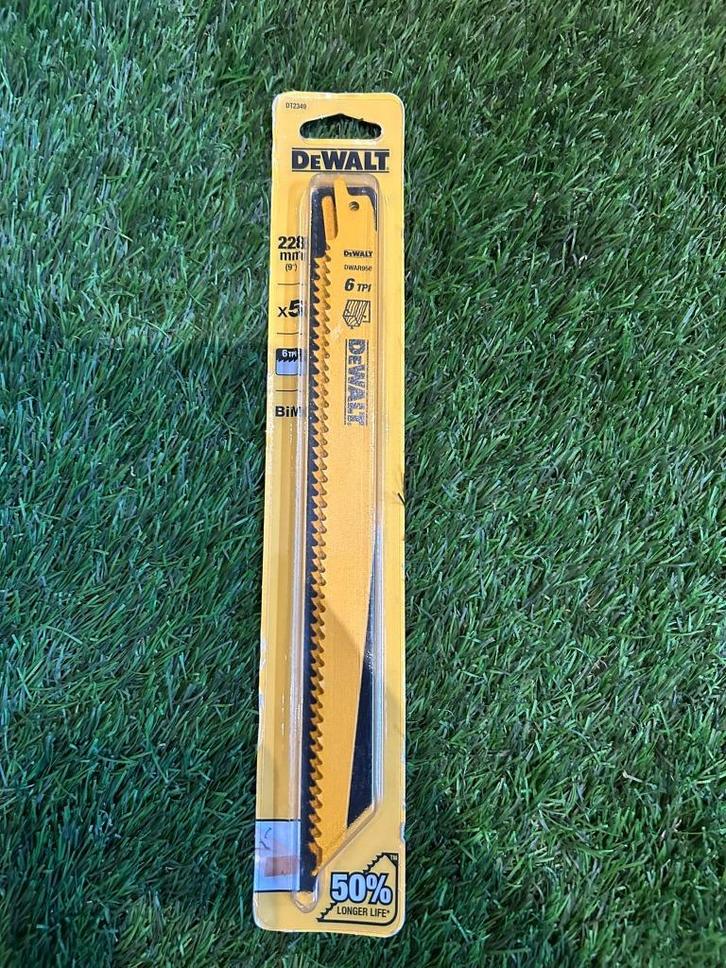 DeWalt 228mm Houtzaag – 6TPI (5 stuks) – DT2349-QZ, Doe-het-zelf en Verbouw, Gereedschap | Handgereedschap, Nieuw, Verzenden