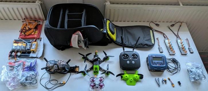 Dji Race/freestyle 2x drone complete set met torvol rugtas, Hobby en Vrije tijd, Modelbouw | Radiografisch | Helikopters en Quadcopters