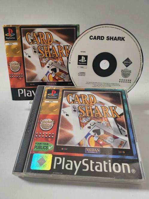 Card Shark Playstation 1/ Ps1, Spelcomputers en Games, Games | Sony PlayStation 1, Zo goed als nieuw, Puzzel en Educatief, 1 speler