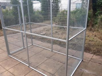 Nieuwe Aluminium.voliere beschikbaar voor biedingen