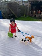 Playmobil meisje met 2 honden, Ophalen, Zo goed als nieuw