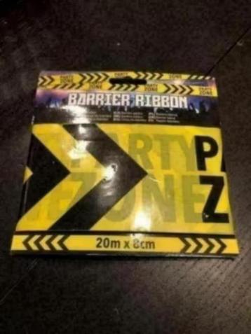 NIEUW! Party Zone Markeerlint 20m x 8cm €4,99 beschikbaar voor biedingen
