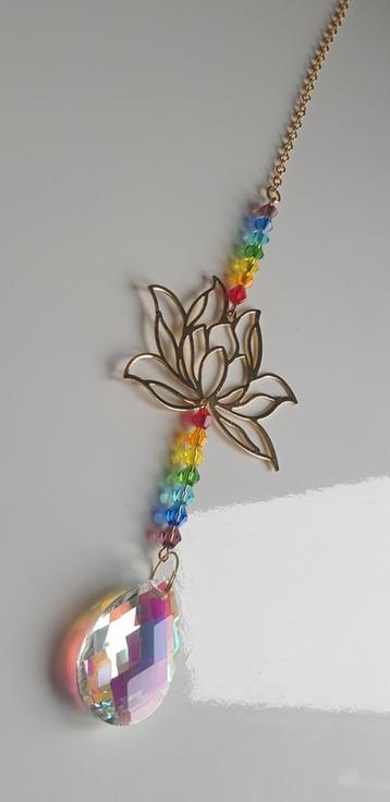  Feng Shui Raamkristal | Model: Lotus Multi | Nr. I beschikbaar voor biedingen