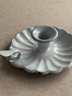 Vintage Emaille Blaker - Wit met Schulprand, Antiek en Kunst, Ophalen of Verzenden