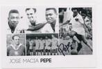PEPE    SANTOS BRAZILIË met PELE FOTO echte handtekening, Verzenden, Zo goed als nieuw, Buitenlandse clubs, Overige typen