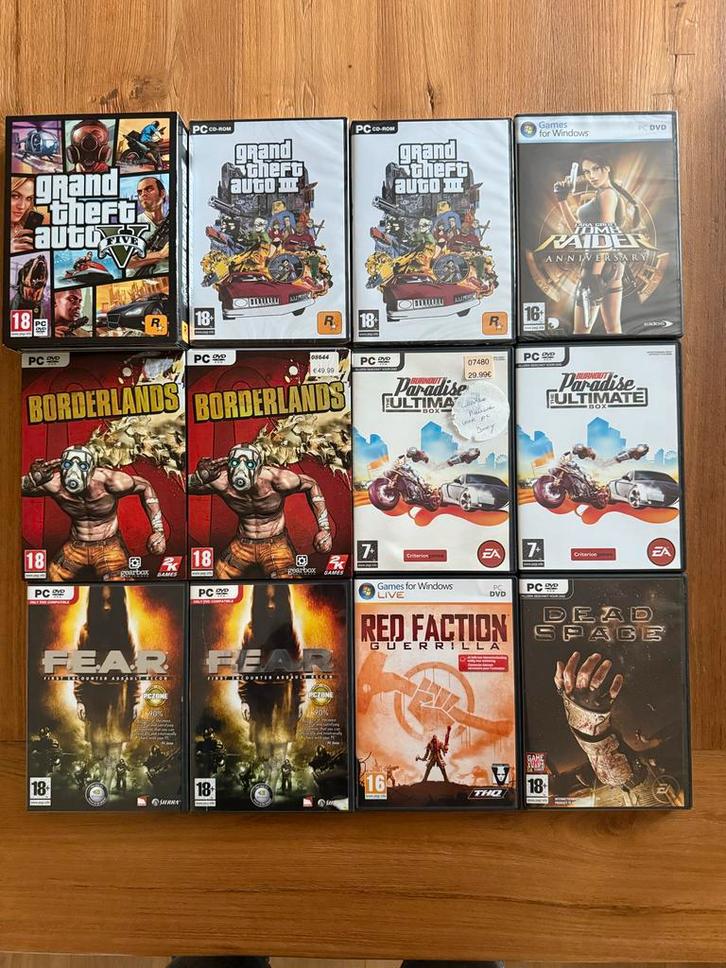 PC Games Collectie - Nieuw & Gebruikt, Spelcomputers en Games, Games | Pc, Gebruikt, Avontuur en Actie, 1 speler, Vanaf 16 jaar