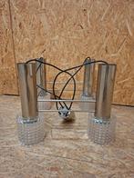 Supergave vintage lamp glazen kappen,hanglamp, Antiek en Kunst, Ophalen of Verzenden