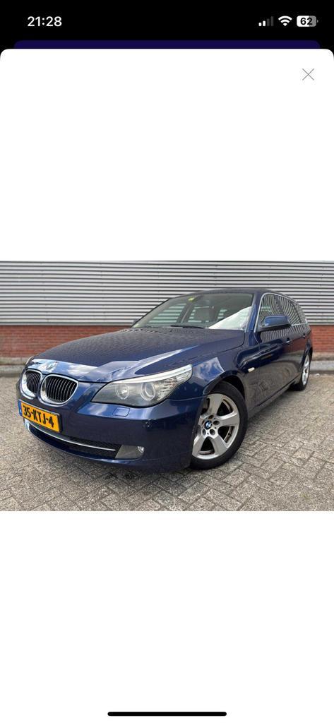 BMW 5-Serie 2.5 I 523 Touring AUT 2010 Blauw, Auto's, BMW, Particulier, 5-Serie, Benzine, C, Stationwagon, Automaat, Origineel Nederlands